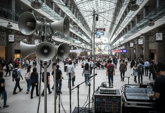 廣播系統示意圖